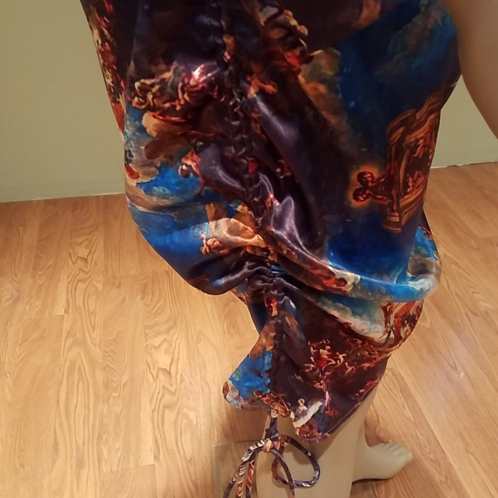 Akira Sexy Skirt Top One Piece Ruched Sides XL - Picture 7 of 8